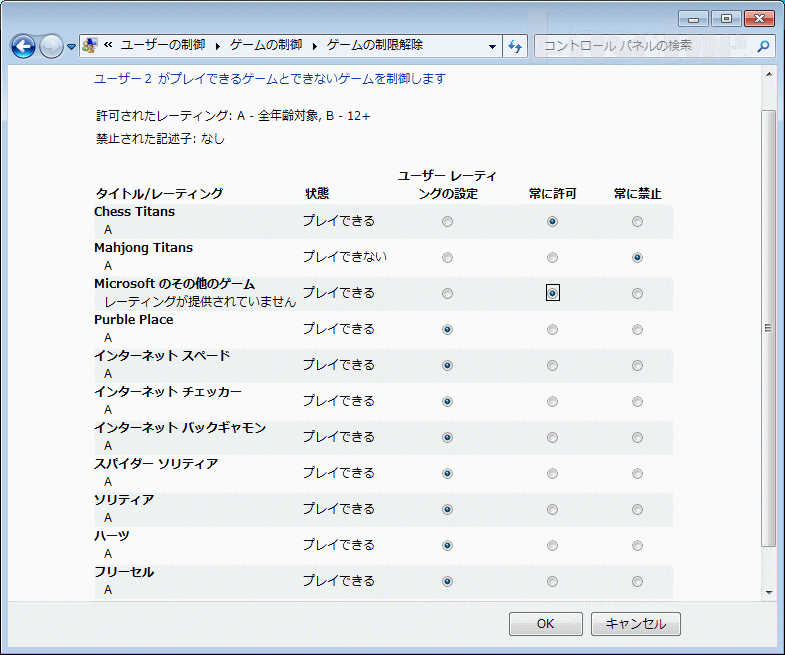 Windows 7 保護者による制限を設定する 子供が安全にパソコンを使えるようにする パソブル